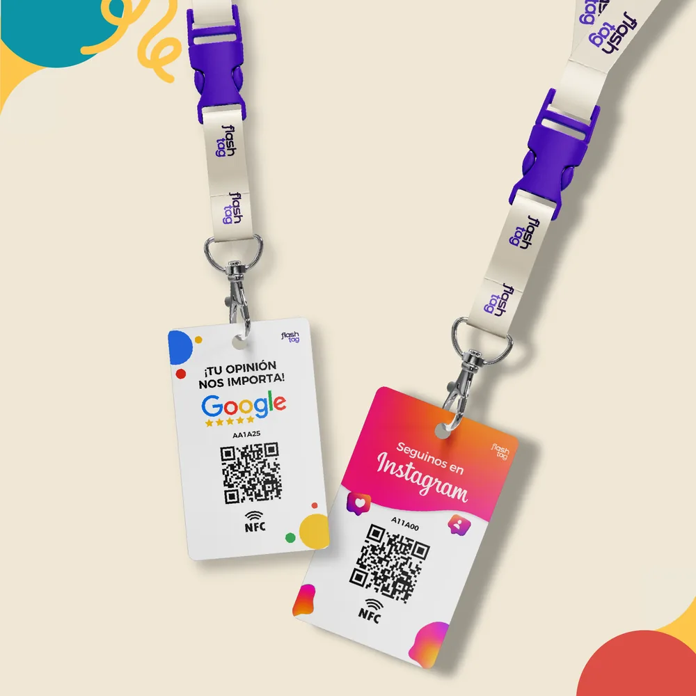 Tarjeta de plástico con NFC